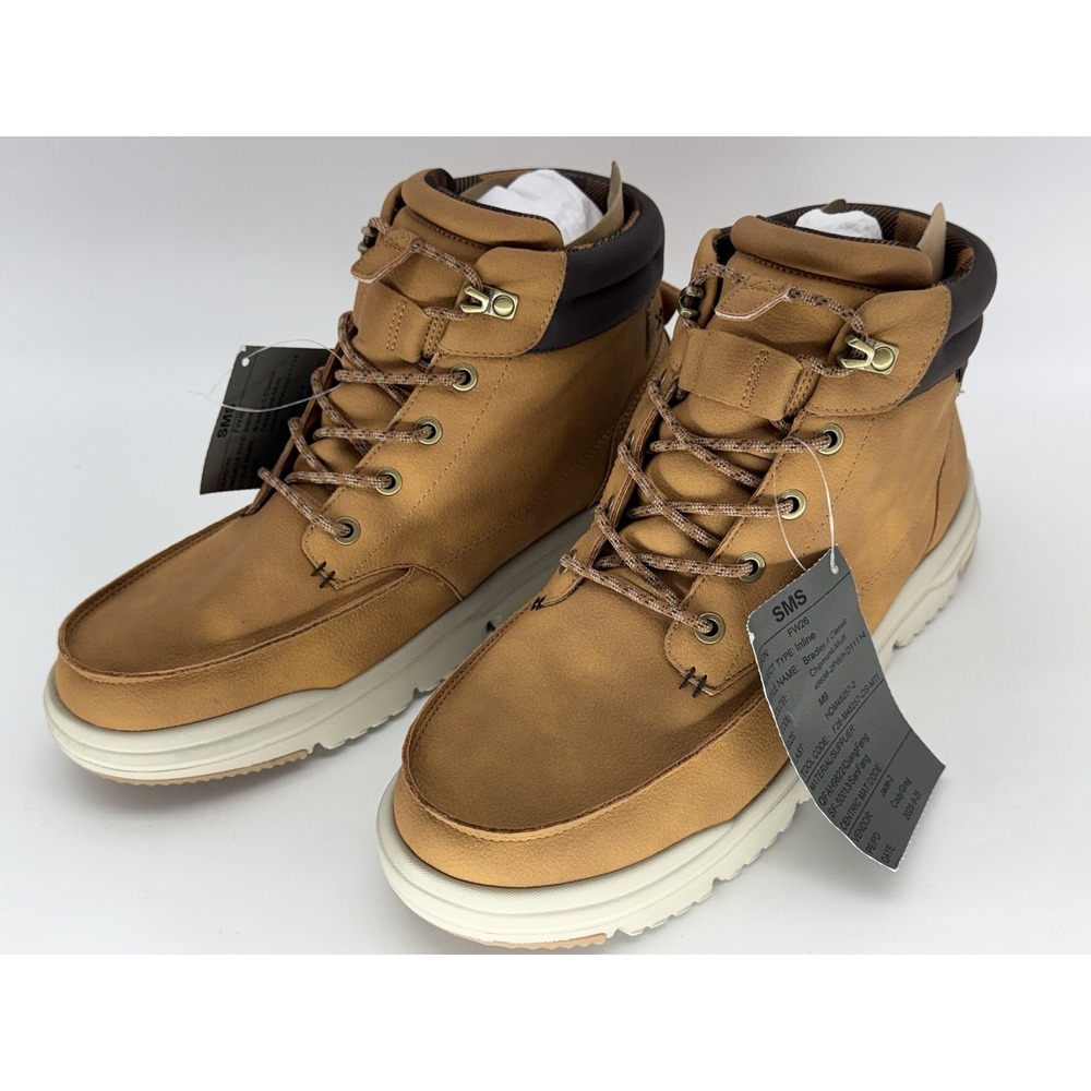 HEYDUDE Bradley II Boots 9 Mens M9 Chipmunk/Multi Suede Hiking Light Weight
